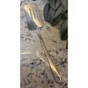 Vtg Robinson Stainless Steel Slotted Spatula  Chef Cook Grilling Outdoor Kitchen